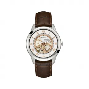 宝路华/Bulova Sutton系列 42.00 MM 不锈钢 自动机械机芯 男表 96A172