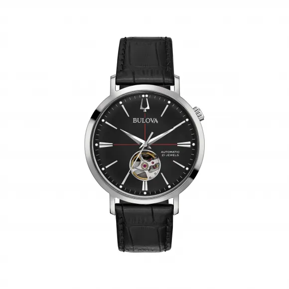 宝路华/Bulova Aerojet系列 41.00 MM 不锈钢 自动机械机芯 男表 96A201