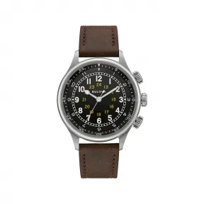 宝路华/Bulova Classic 系列 42 mm 不锈钢 自动机械机芯 男表 96A245