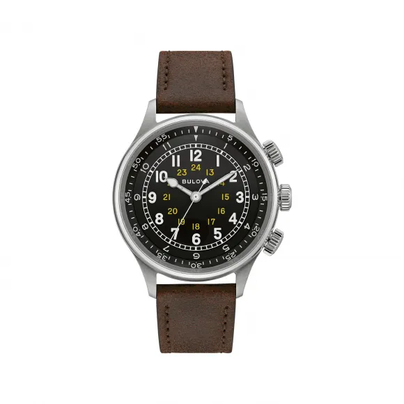 宝路华/Bulova Classic 系列 42 mm 不锈钢 自动机械机芯 男表 96A245