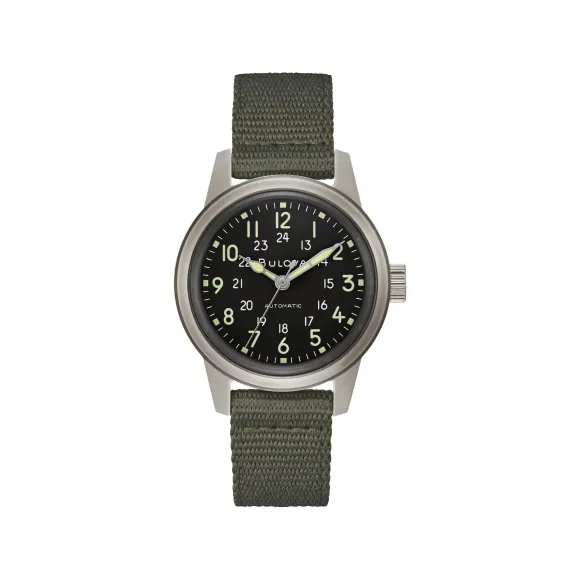 宝路华/Bulova  38 MM 不锈钢 自动机械机芯 手表 96A259