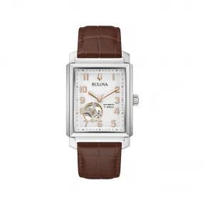宝路华/Bulova Classic Automatic 系列 33x49 mm 不锈钢 自动机械机芯 男表 96A268