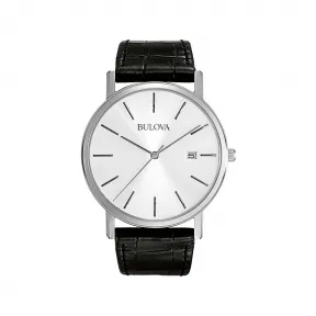宝路华/Bulova Classic系列 37.00 MM 不锈钢 石英机芯 男表 96B104