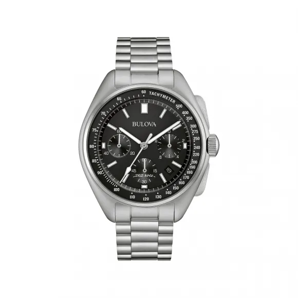 宝路华/Bulova Maquina系列 45.00 MM 不锈钢 石英机芯 男表 96B258