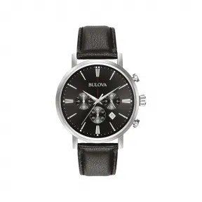 宝路华/Bulova Aerojet系列 41.00 MM 不锈钢 石英机芯 男表 96B262