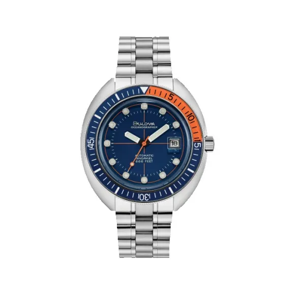 宝路华/Bulova Archive系列 44 mm 不锈钢 自动机械机芯 男表 96B321