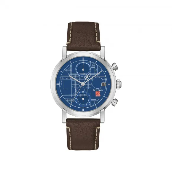 宝路华/Bulova  39 MM 不锈钢 石英机芯 手表 96B367