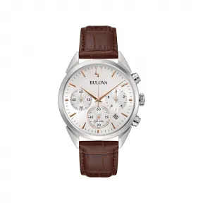宝路华/Bulova High-Precision系列 42.00 MM 不锈钢 石英机芯 男表 96B370