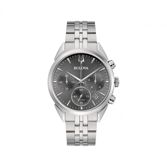 宝路华/Bulova High-Precision系列 42.00 MM 不锈钢 石英机芯 男表 96B372