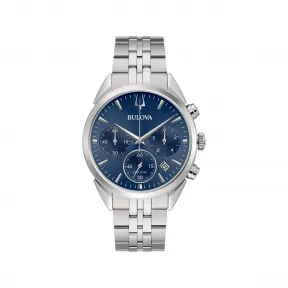 宝路华/Bulova High-Precision系列 42.00 MM 不锈钢 石英机芯 男表 96B373