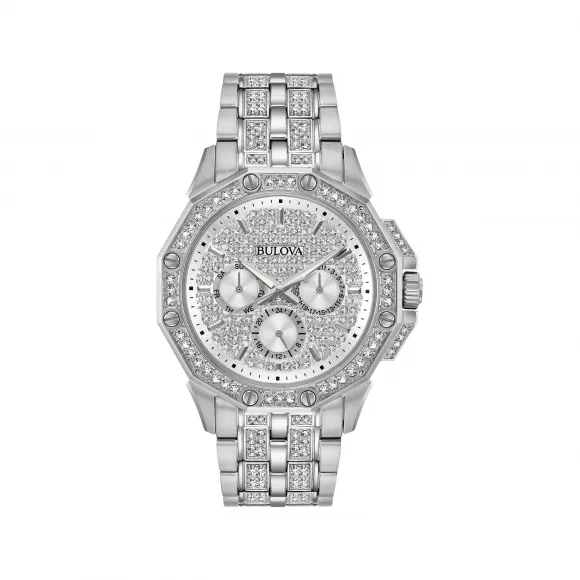 宝路华/Bulova  41.5 MM 不锈钢 石英机芯 手表 96C134