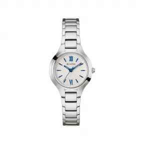 宝路华/Bulova Classic系列 28.00 MM 不锈钢 石英机芯 女表 96L215