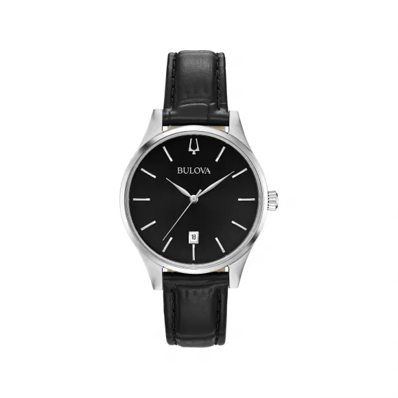 宝路华/Bulova Classic系列 36.00 MM 不锈钢 石英机芯 男表 96M147