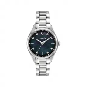 宝路华/Bulova Sutton系列 32.00 MM 不锈钢 石英机芯 女表 96P198