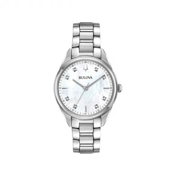 宝路华/Bulova Sutton系列 32.00 MM 不锈钢 石英机芯 女表 96P199