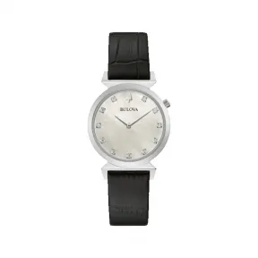宝路华/Bulova Classic 系列 30 mm 不锈钢 石英机芯 女表 96P210