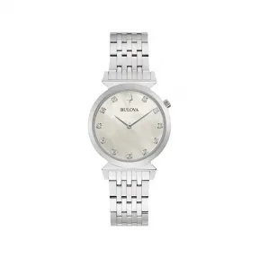 宝路华/Bulova Classic 系列 30 mm 不锈钢 石英机芯 女表 96P216