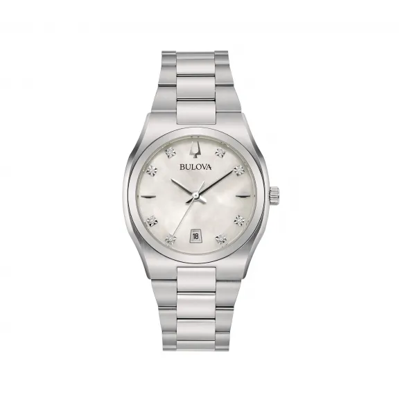 宝路华/Bulova Surveyor系列 34.00 MM 不锈钢 石英机芯 女表 96P218