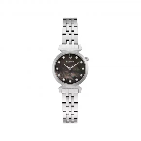 宝路华/Bulova Regatta系列 24.00 MM 不锈钢 石英机芯 女表 96P221