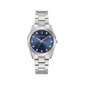 宝路华/Bulova Surveyor系列 31.00 MM 不锈钢 石英机芯 女表 96P229