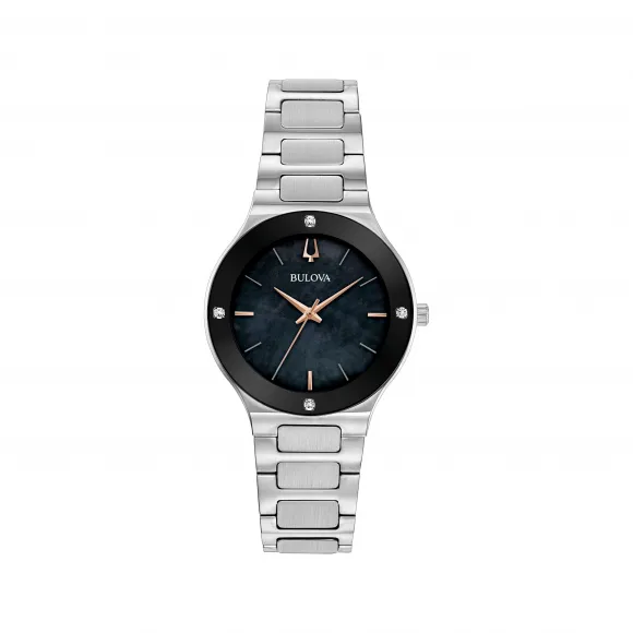 宝路华/Bulova Futuro 系列 32 mm 银色不锈钢  女表 96R231