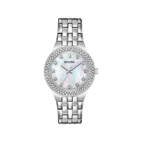 宝路华/Bulova  33 MM 不锈钢 石英机芯 手表 96X144