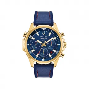 宝路华/Bulova Marine Star 系列 43 mm 金色不锈钢  男表 97B168