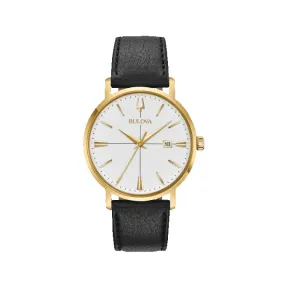宝路华/Bulova Classic 系列 39 mm 金色不锈钢  男表 97B172