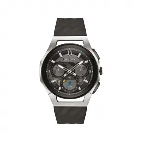 宝路华/Bulova Maquina系列 44.00 MM 不锈钢 石英机芯 男表 98A161