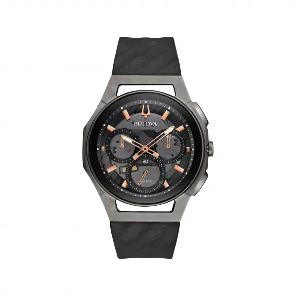 宝路华/Bulova Maquina系列 44.00 MM 钛金属 石英机芯 男表 98A162