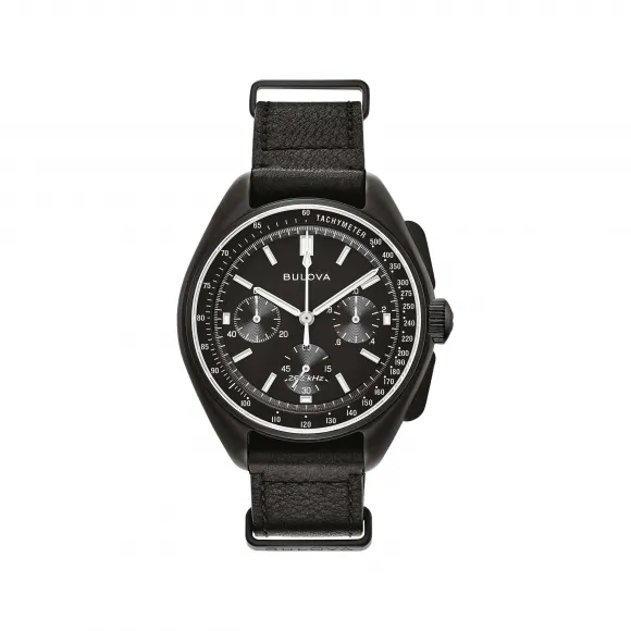 宝路华/Bulova Maquina系列 45.00 MM 不锈钢 石英机芯 男表 98A186