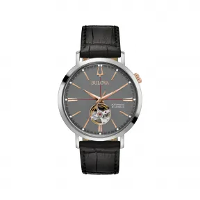 宝路华/Bulova Classic Automatic 系列 41 mm 玫瑰金色不锈钢 自动机械机芯 男表 98A187