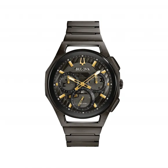 宝路华/Bulova Maquina系列 44.00 MM 不锈钢 石英机芯 男表 98A206