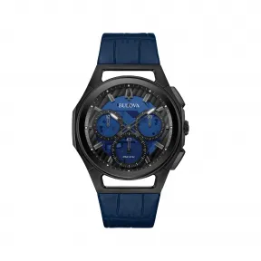 宝路华/Bulova Curv 系列 44 mm 黑色不锈 石英机芯 男表 98A232