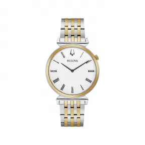 宝路华/Bulova  38 MM 不锈钢 石英机芯 手表 98A233