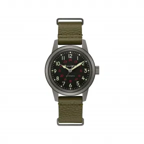 宝路华/Bulova Maquina系列 38.00 MM 不锈钢 自动机械机芯 男表 98A255