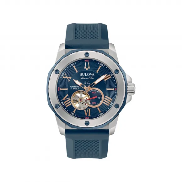 宝路华/Bulova Marine-Star系列 44.00 MM 不锈钢 自动机械机芯 男表 98A282