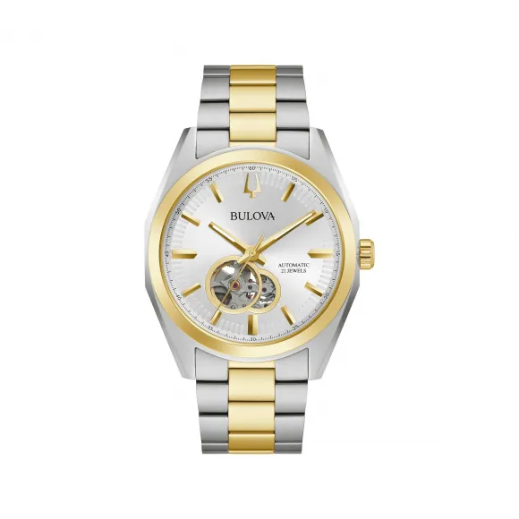 宝路华/Bulova Classic Automatic 系列 42x49.5 mm 不锈钢 自动机械机芯 男表 98A284