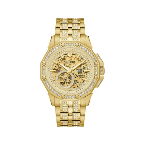 宝路华/Bulova  41.7 MM 不锈钢 自动机械机芯 手表 98A292