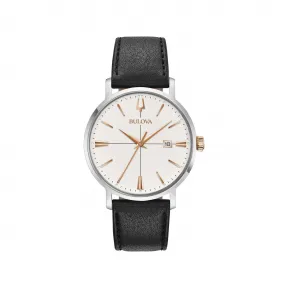 宝路华/Bulova Aerojet系列 39.00 MM 不锈钢 石英机芯 男表 98B254