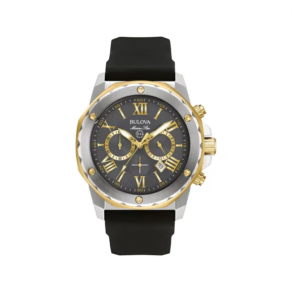 宝路华/Bulova  44 MM 不锈钢 石英机芯 手表 98B277