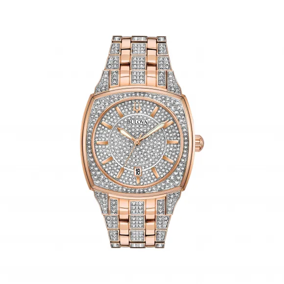 宝路华/Bulova  40 MM 不锈钢 石英机芯 手表 98B324