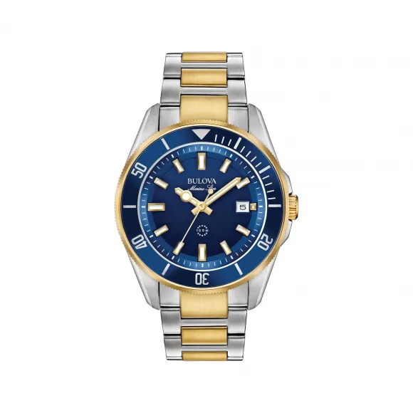 宝路华/Bulova Marine-Star系列 43.00 MM 不锈钢 石英机芯 男表 98B334