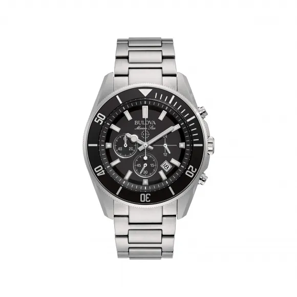 宝路华/Bulova Marine-Star系列 43.00 MM 不锈钢 石英机芯 男表 98B353