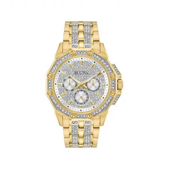 宝路华/Bulova  41.7 MM 不锈钢 石英机芯 手表 98C126