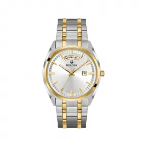 宝路华/Bulova Classic 系列 39 mm 间金色不锈钢 石英机芯 男表 98C127