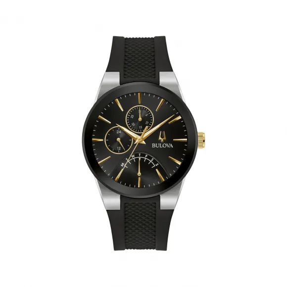 宝路华/Bulova  41 MM 不锈钢 石英机芯 手表 98C138