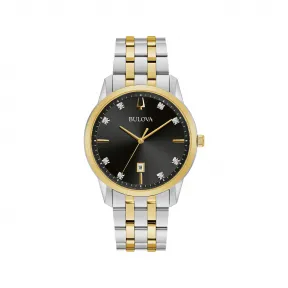 宝路华/Bulova  40 MM 不锈钢 石英机芯 手表 98D165