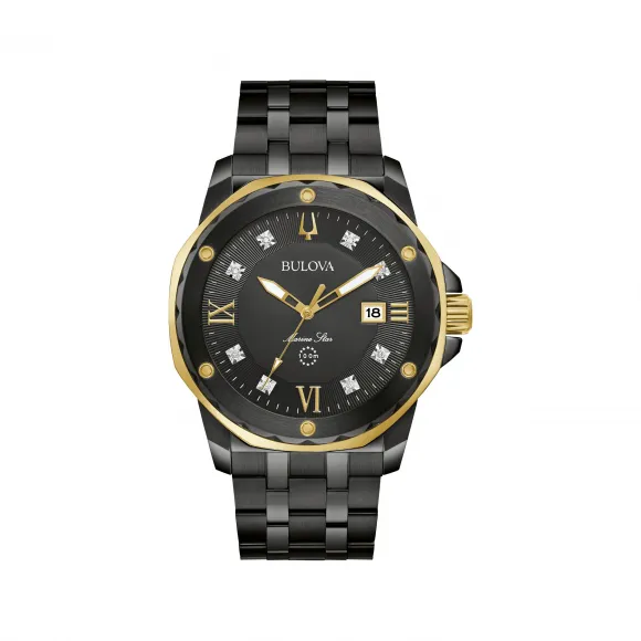 宝路华/Bulova  44 MM 不锈钢 石英机芯 手表 98D176