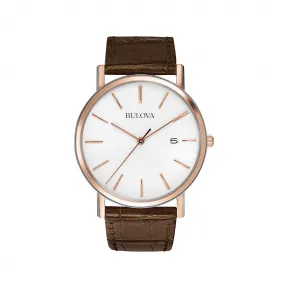 宝路华/Bulova Classic系列 37.00 MM 不锈钢 石英机芯 男表 98H51